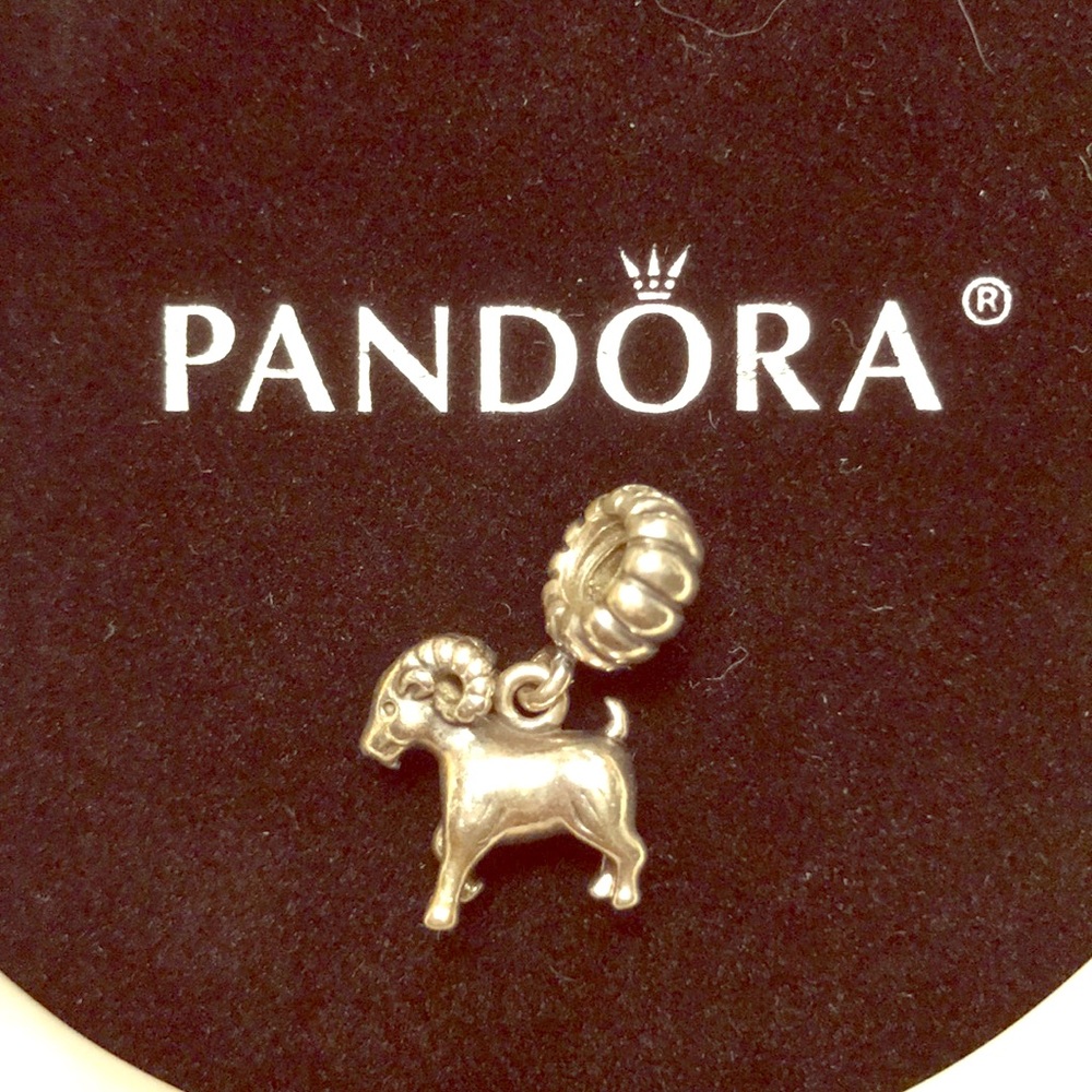 Pandora Retired Ram Aries Charm